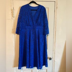 Formal Blue Lace Dress!
